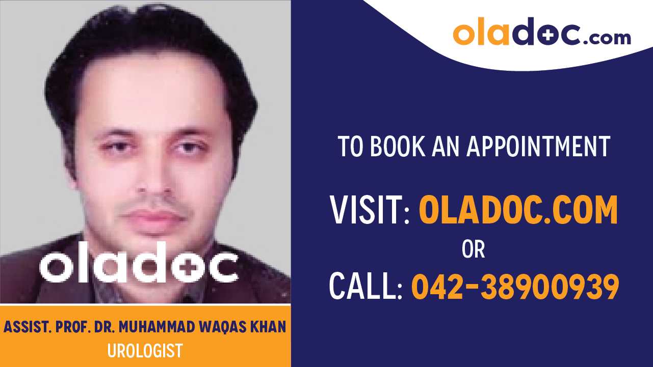 Book appointment with Dr. Muhammad Waqas Khan-best Urologist in Multan